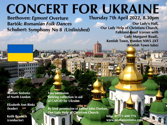 Concert for Ukraine poster