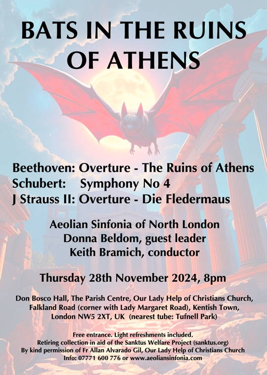 Orchestral Concert, Thursday 28 November 2024, 8pm