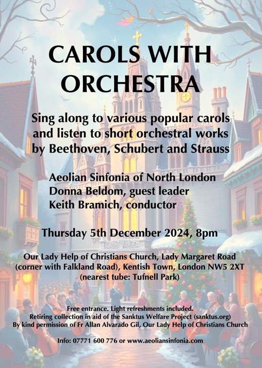 Orchestral Concert, Thursday 5 December 2024, 8pm