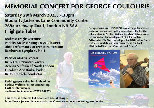 Orchestral Concert, 29 March 2025, 7.30pm