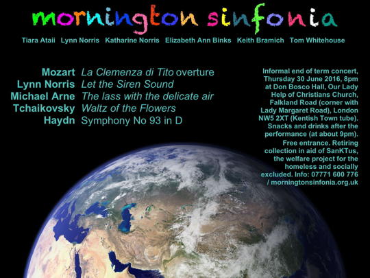 Concert on 6 June 2016