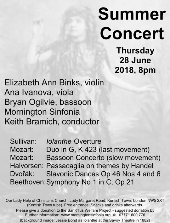 Concert on 28 June 2018