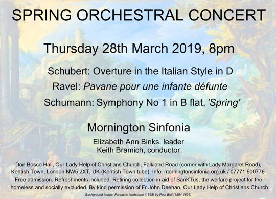 Concert on 28 March 2019