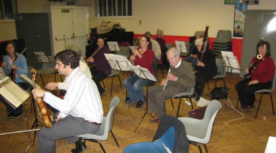 Rehearsing in 2009